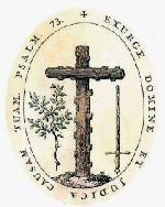 Ticības doktrīnas kongregācijas (Svētās Inkvizīcijas) ģerbonī attēlots olīvas zars.